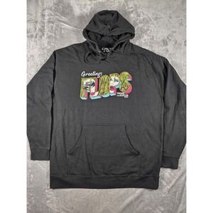 Trixie & Katya Live Black Fleece Hoodie  Adult XL Official Merchandise *FLAWS*‎